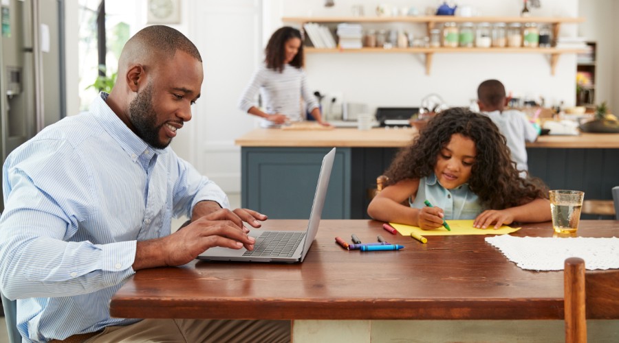 Blog Post Hero: 7 Tips for Training or Working From Home With Kids