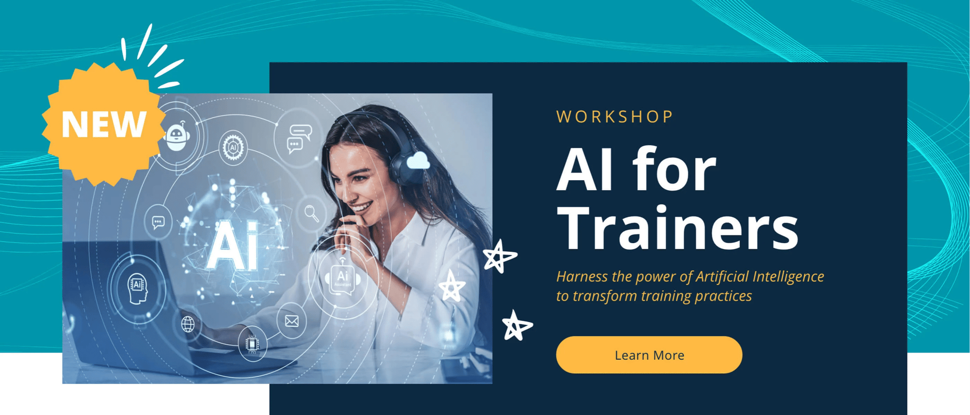 AI for Trainers Hero Stock