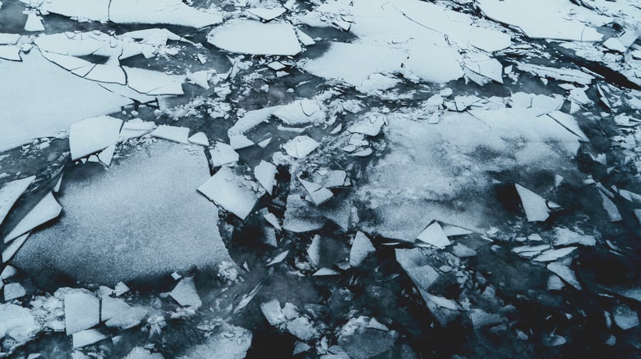 Blog Post Hero: broken ice on a body of water