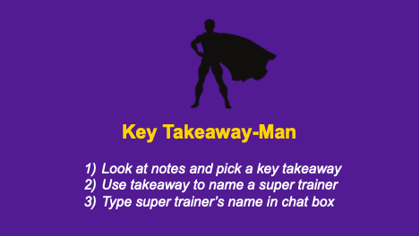 key takeaway-man