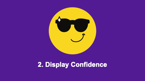 display confidence
