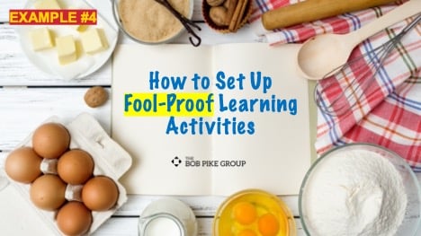 how to set up fool-proof learning activities
