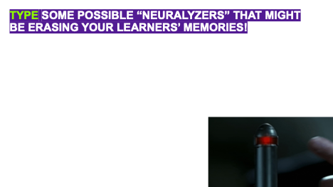 learners' memories