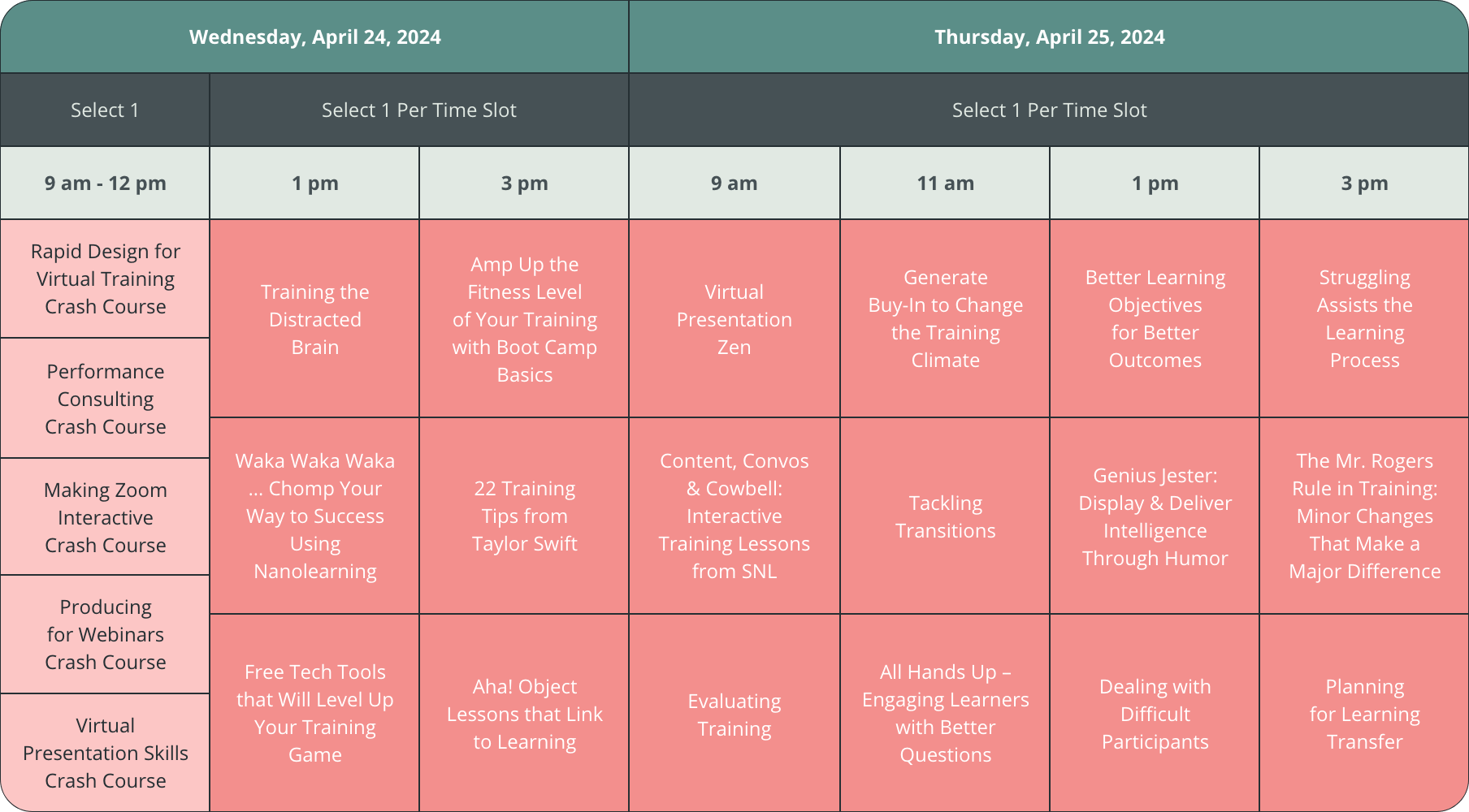 spring fling 2024 schedule graphic