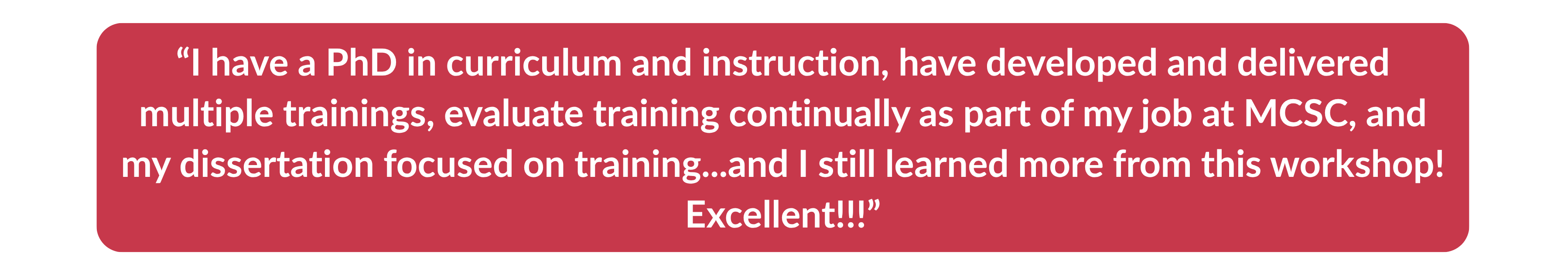 Bob Pike Group Train the Trainer Expert Main Page Testimonial 2