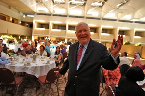 Bob Pike as he begins his keynote for the 2012 BPG conference