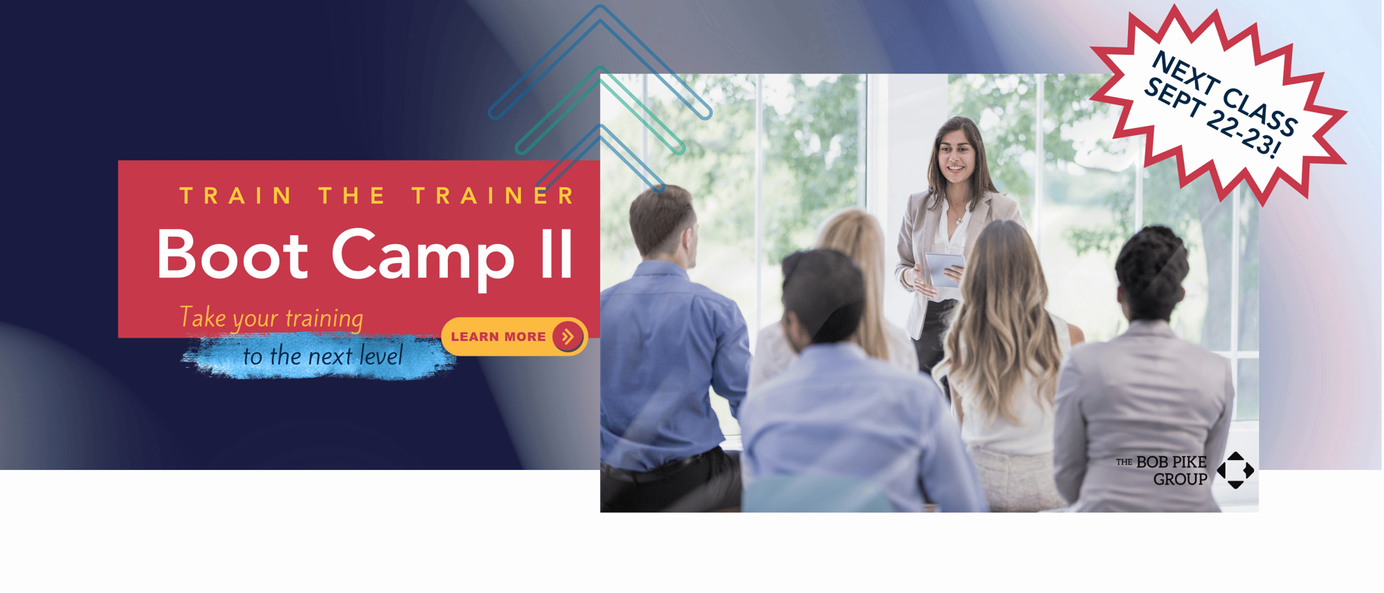 Train the Trainer Boot Camp II The Bob Pike Group Hero Aug 2025