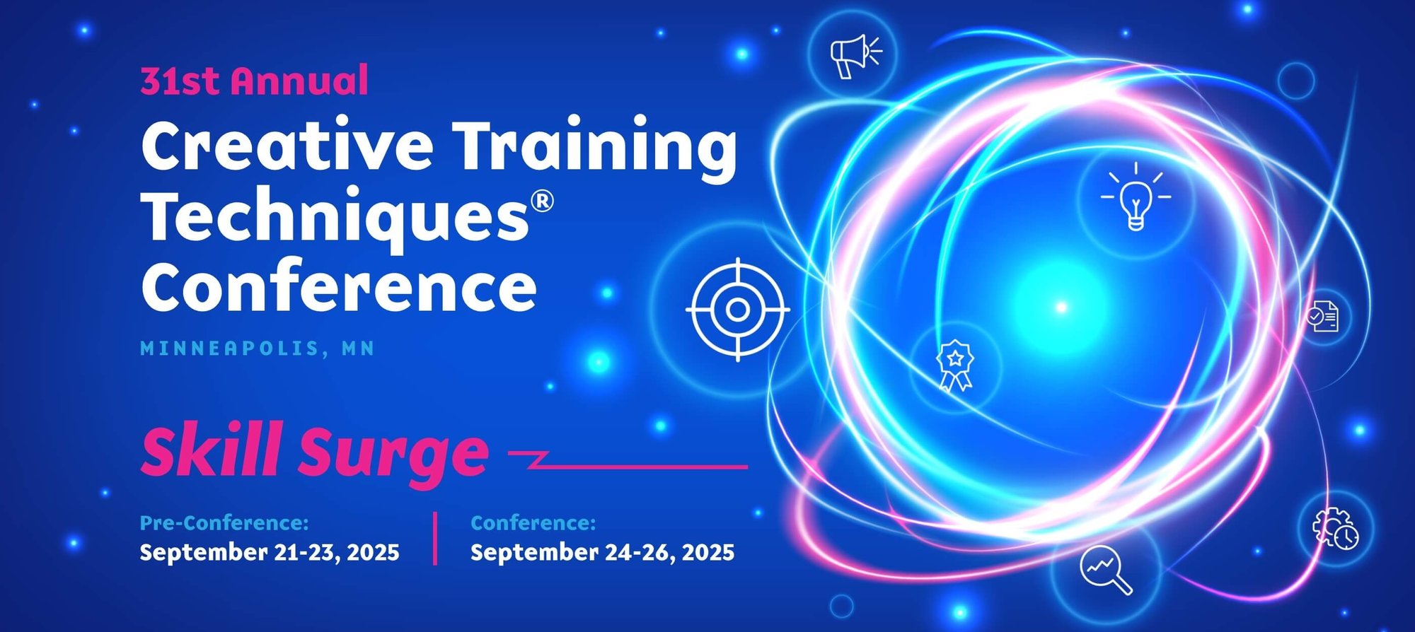 Train the Trainer Creative Training Techniques Conference 2025 Bob Pike Group Hero Image