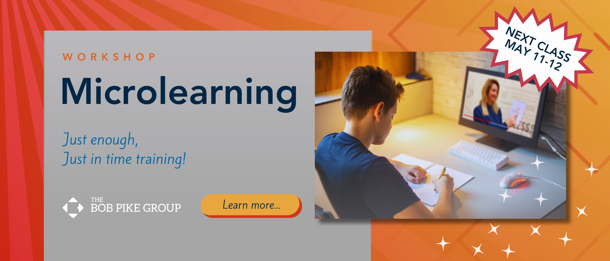 Train the Trainer Experts The Bob Pike Group Microlearning Workshop Hero April 2026