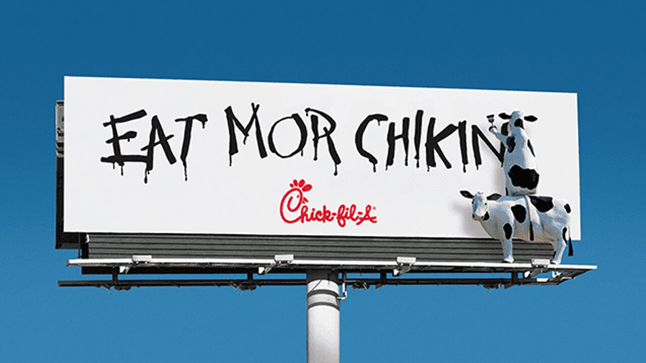 eat more chicken billboard